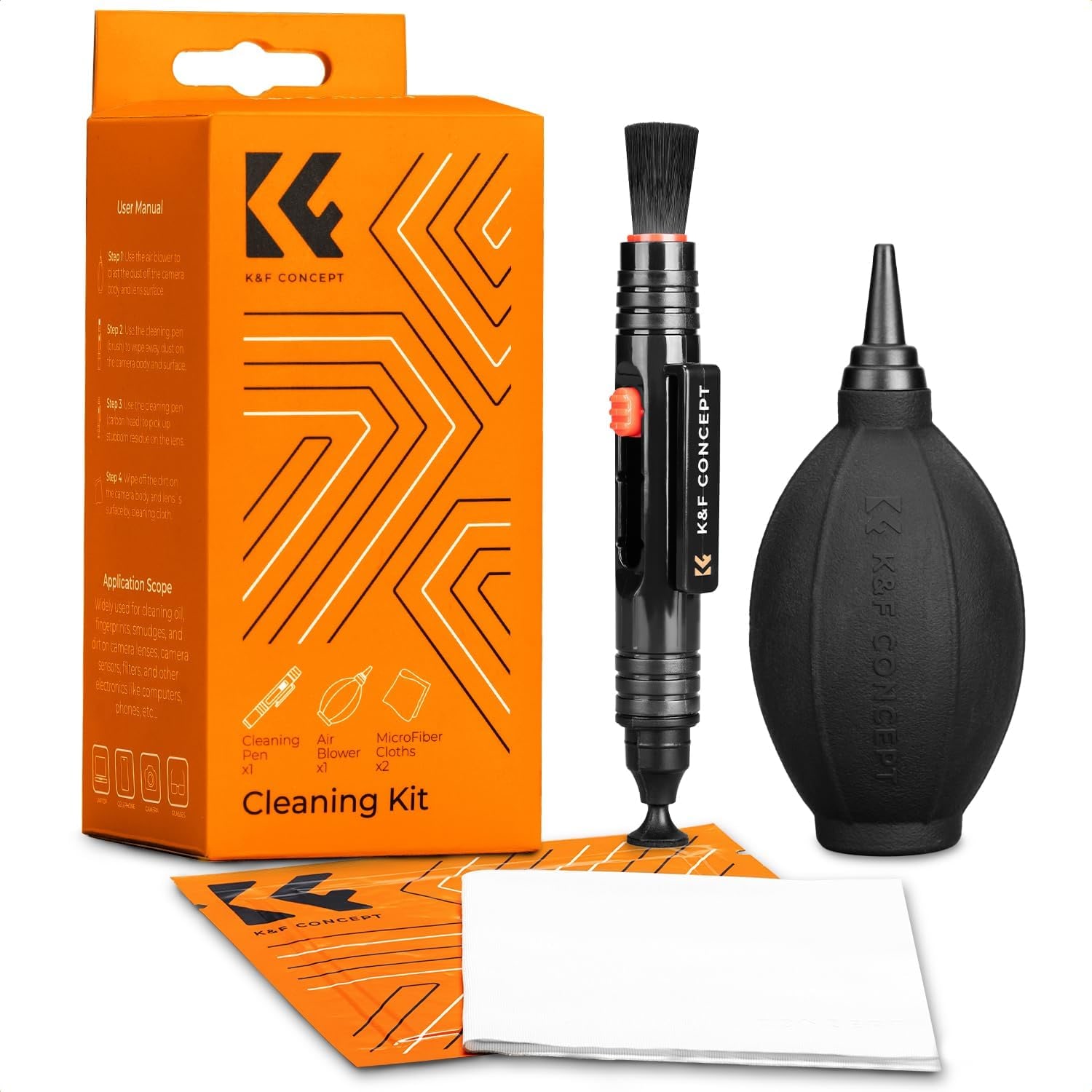 K&F Concept 4-in-1 Camera Lens Cleaning Kit