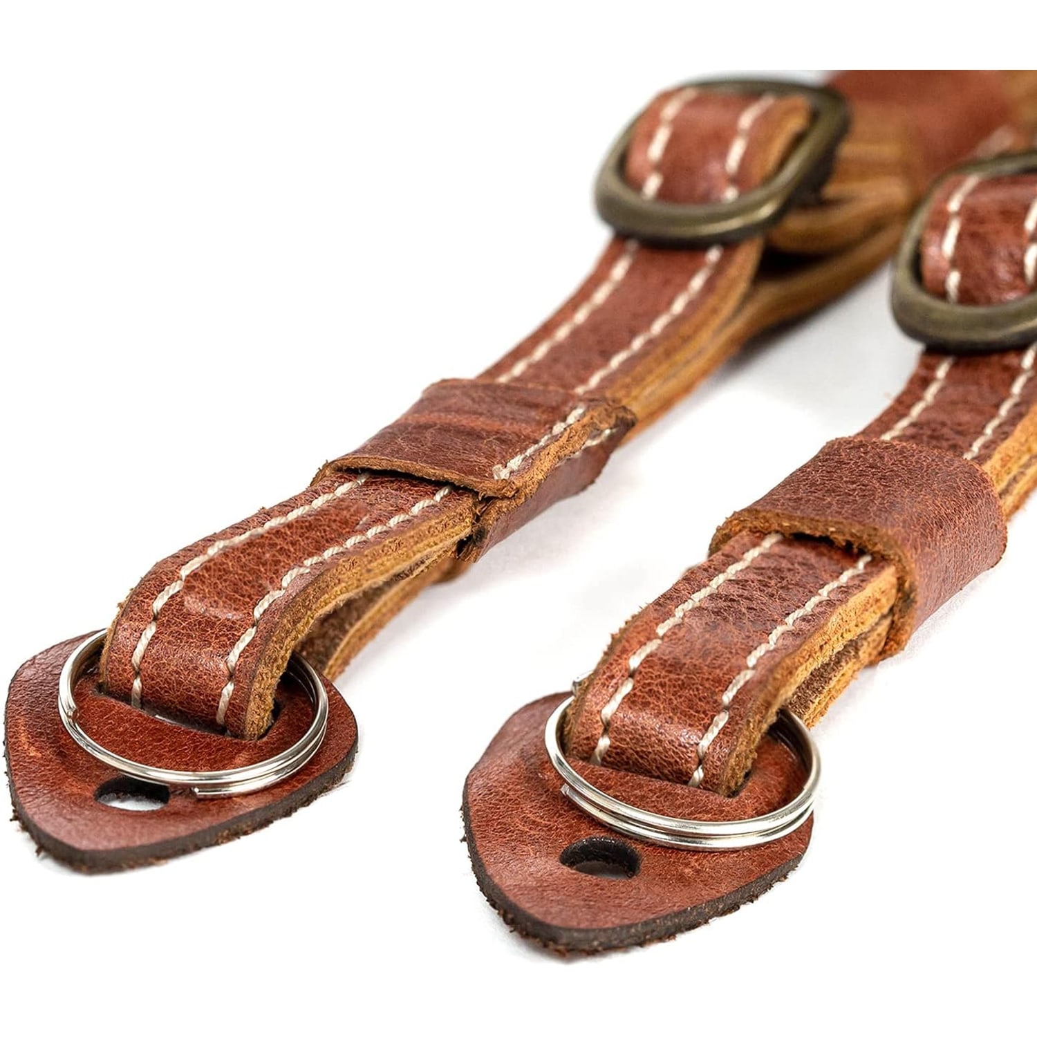 Brown Leather Camera Neck and Shoulder Strap: image 9