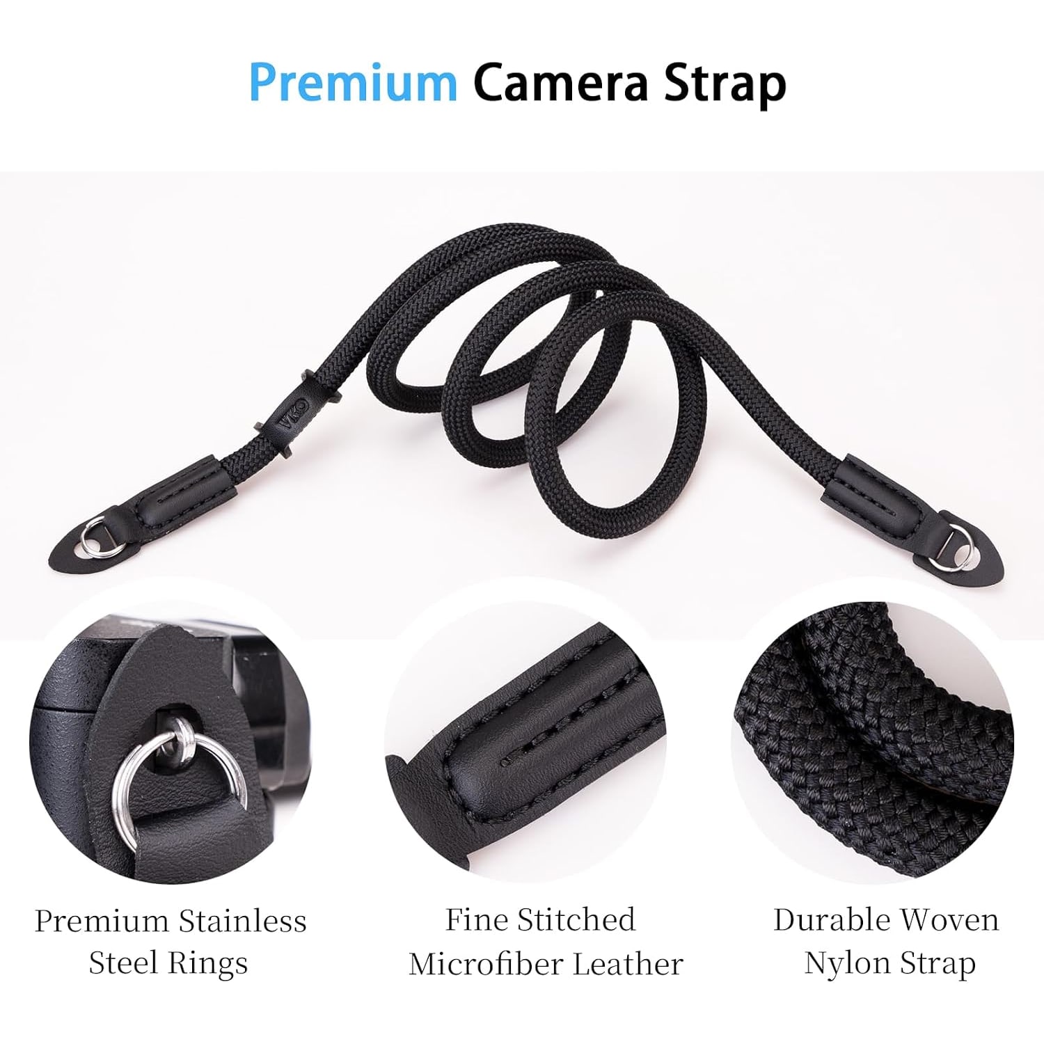 100cm Rope Camera Neck Strap with 9mm Rope