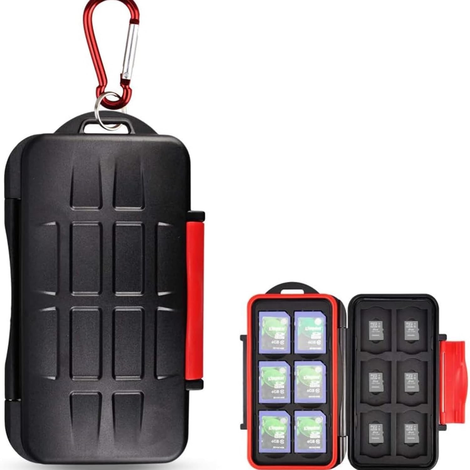24 Slot Memory Card Case for 12 SD and 12 MicroSD Cards: image 10