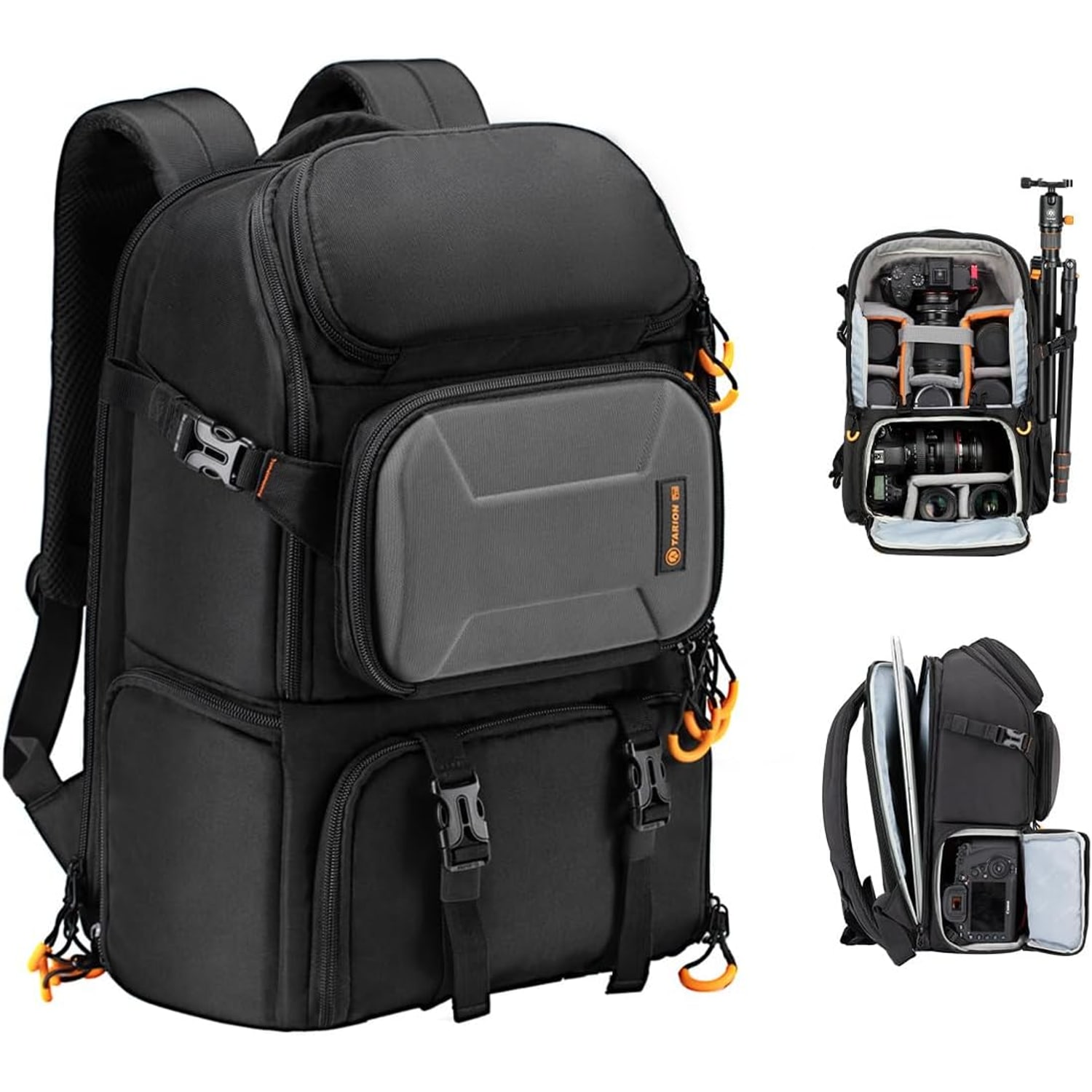15L Camera Backpack with Quick Side Access and Rain Cover