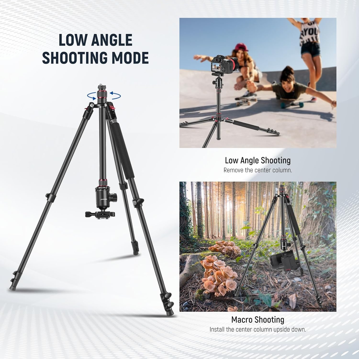 195cm Aluminium Tripod and Monopod with 36 mm Ball Head: image 5
