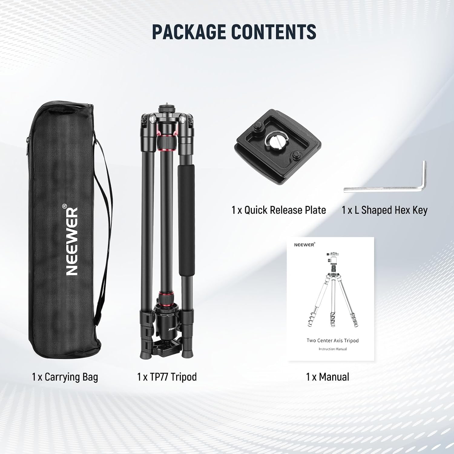 195cm Aluminium Tripod and Monopod with 36 mm Ball Head: image 8