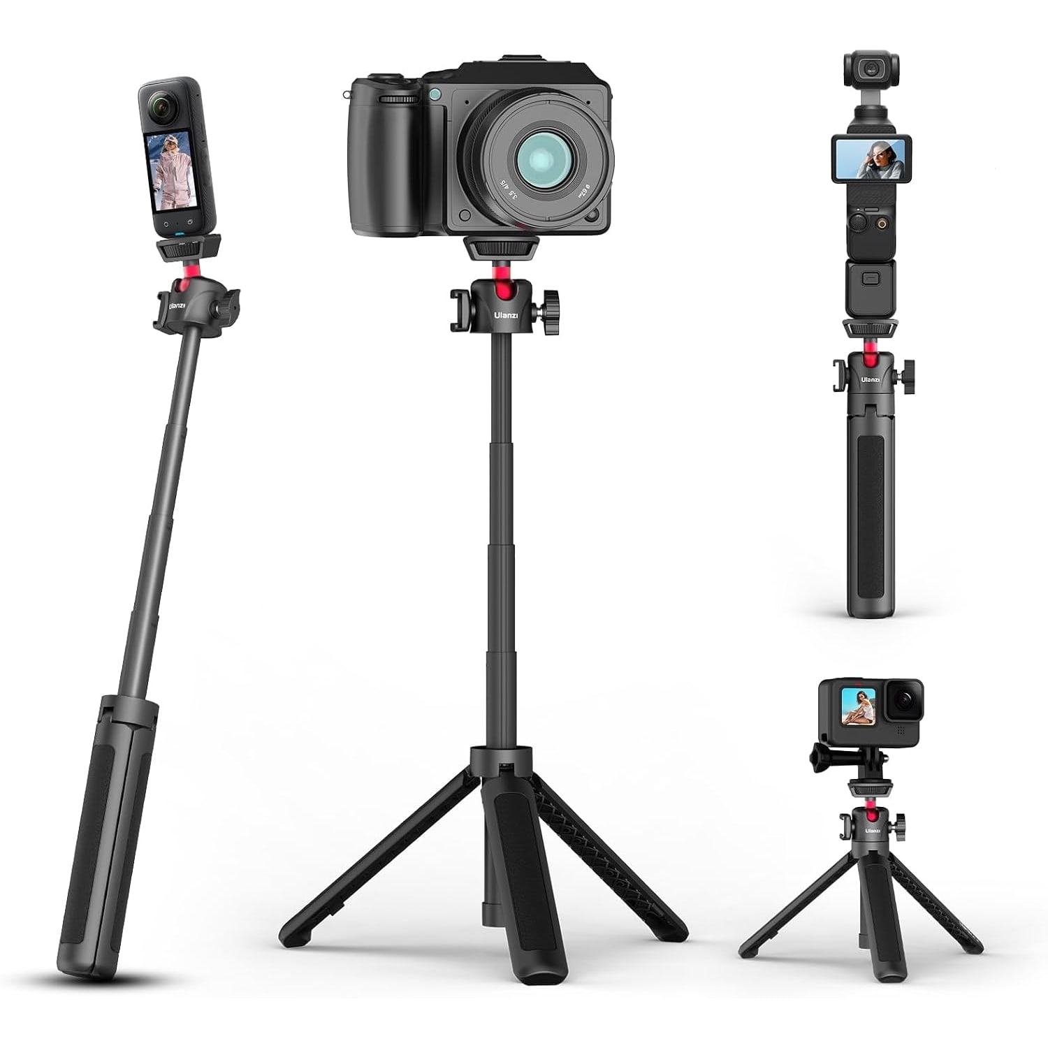 Mini Extendable Tripod with Ball Head and Cold Shoe: image 8
