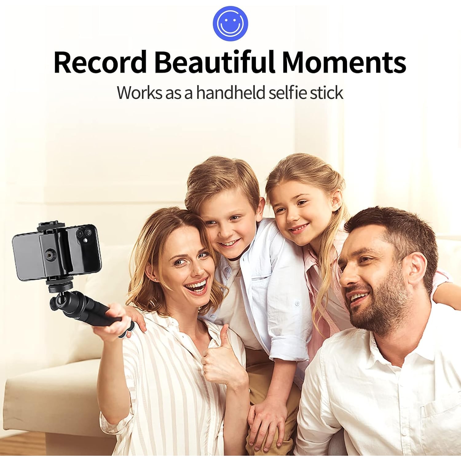 Aureday Mini Phone Tripod with Wireless Remote