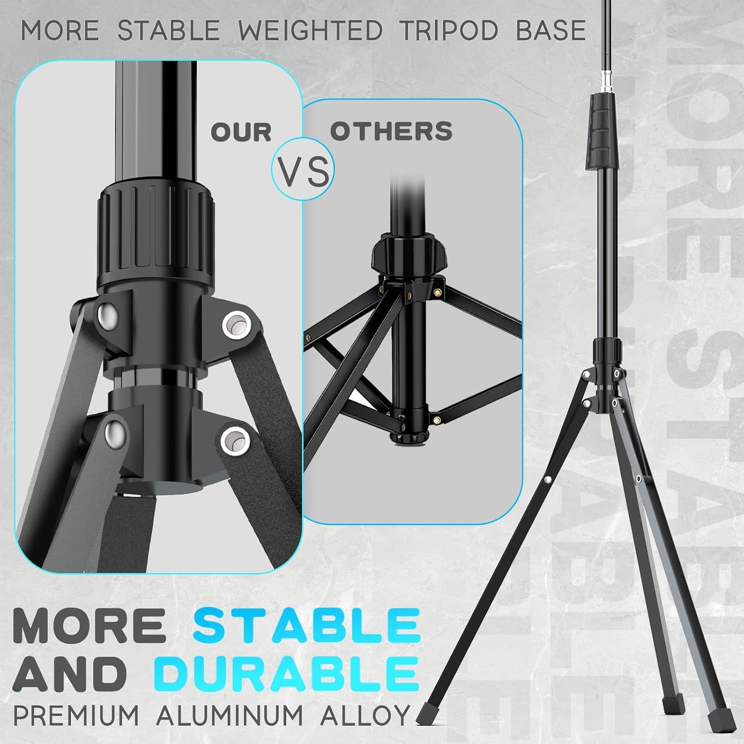 Overhead Phone Tripod with Flexible Gooseneck and Bluetooth Remote: image 2