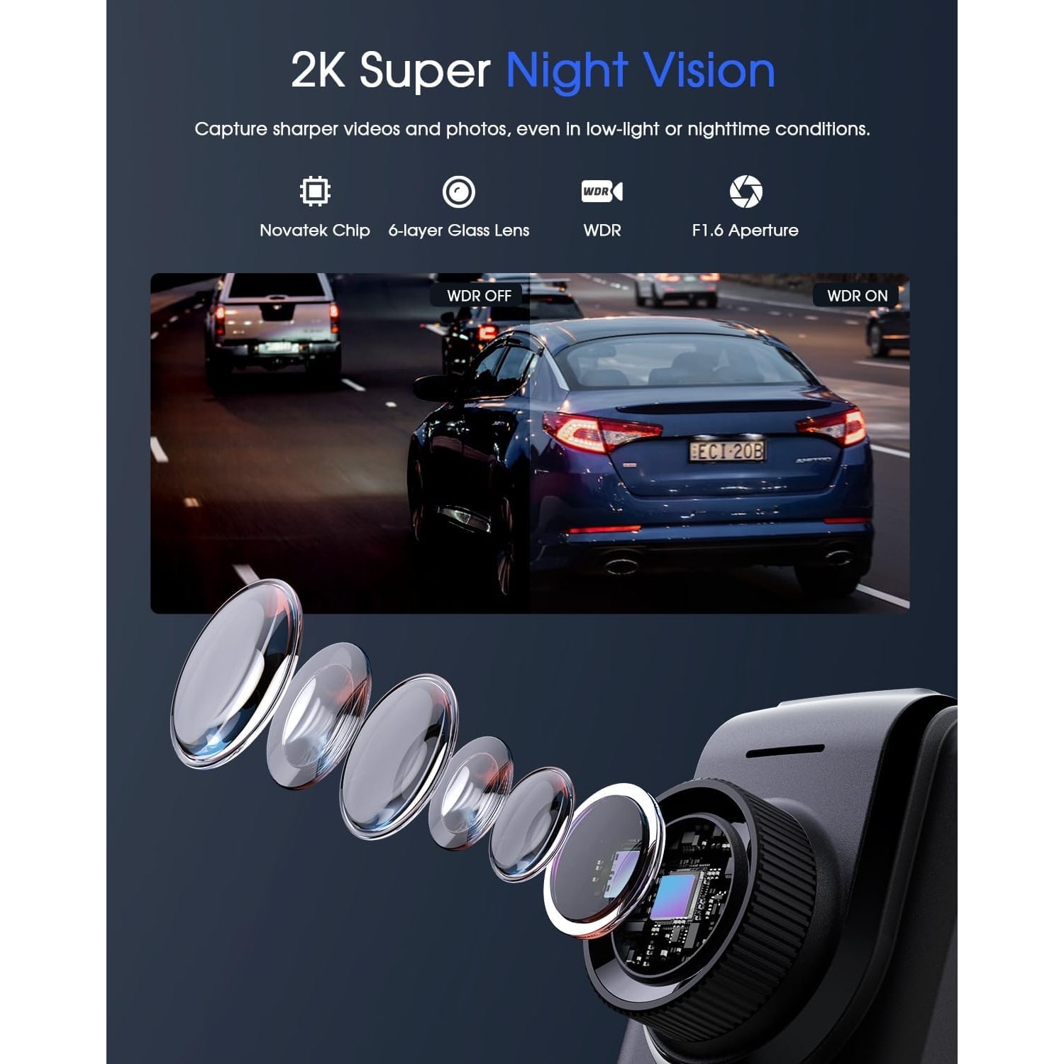 Avylet A1 2K Mini Dash Cam with WiFi: image 5