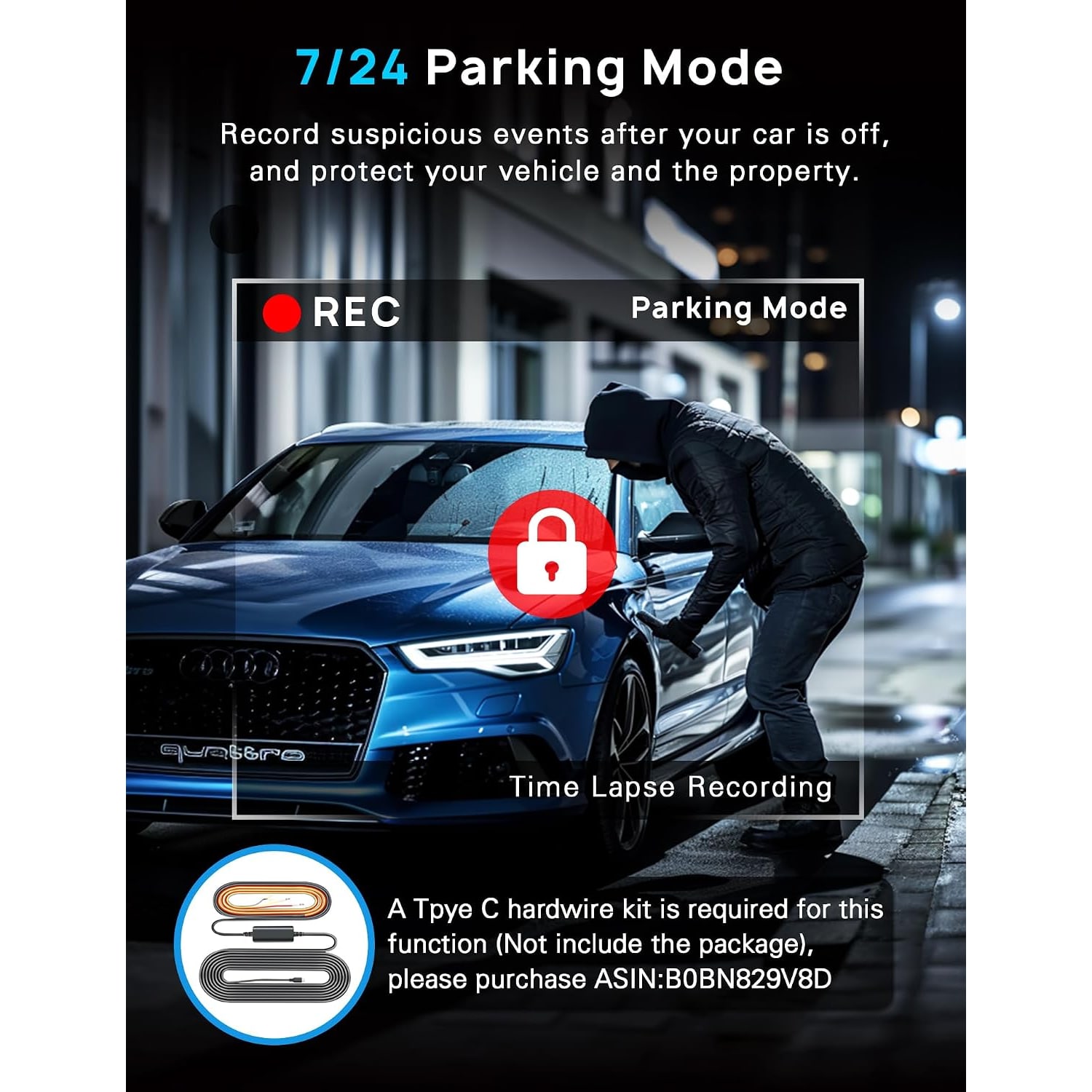4K Front and Rear Dash Cam with 5GHz WiFi: image 7