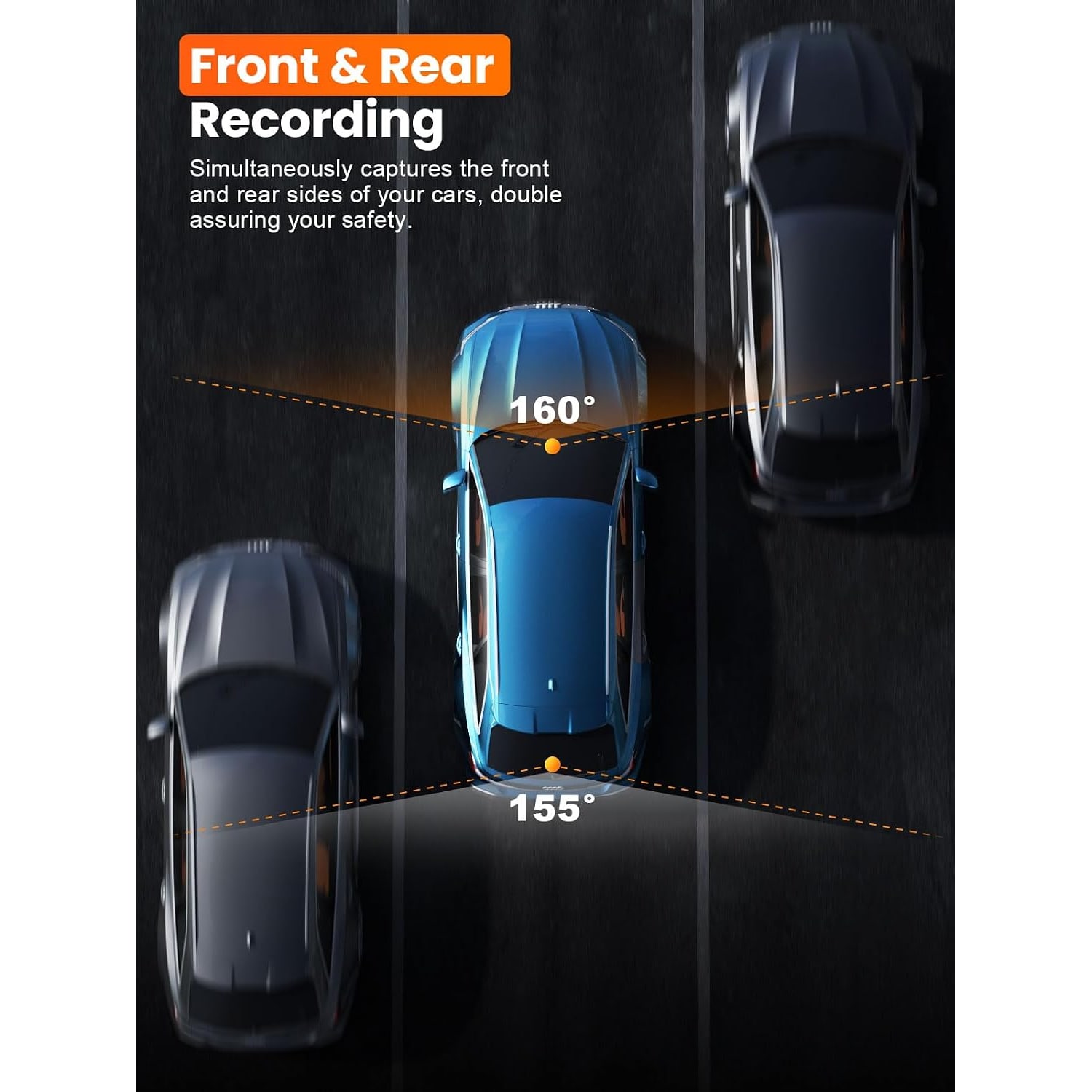 4K Dual Dash Cam with GPS, 5GHz WiFi and 64GB Card: image 8