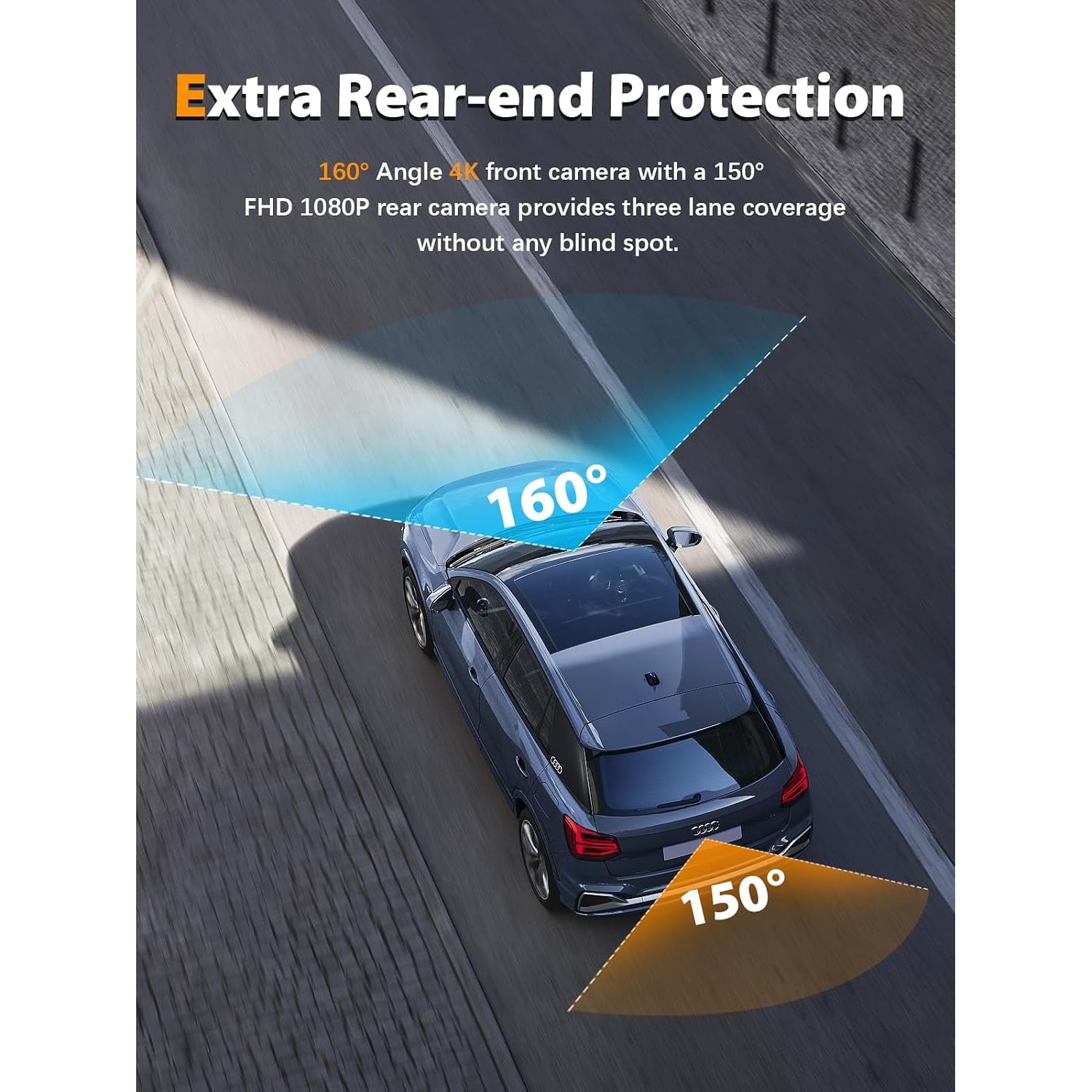 Front and Rear WiFi Dash Cam with 64GB Card: image 8