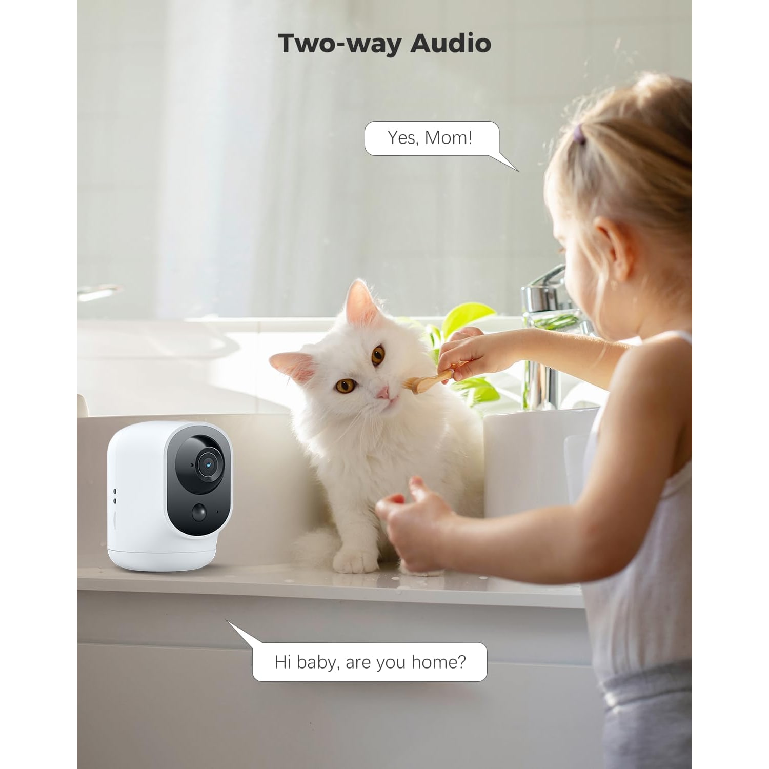 COCOCAM 2K Battery Indoor Security Camera with Pan and Tilt: image 5