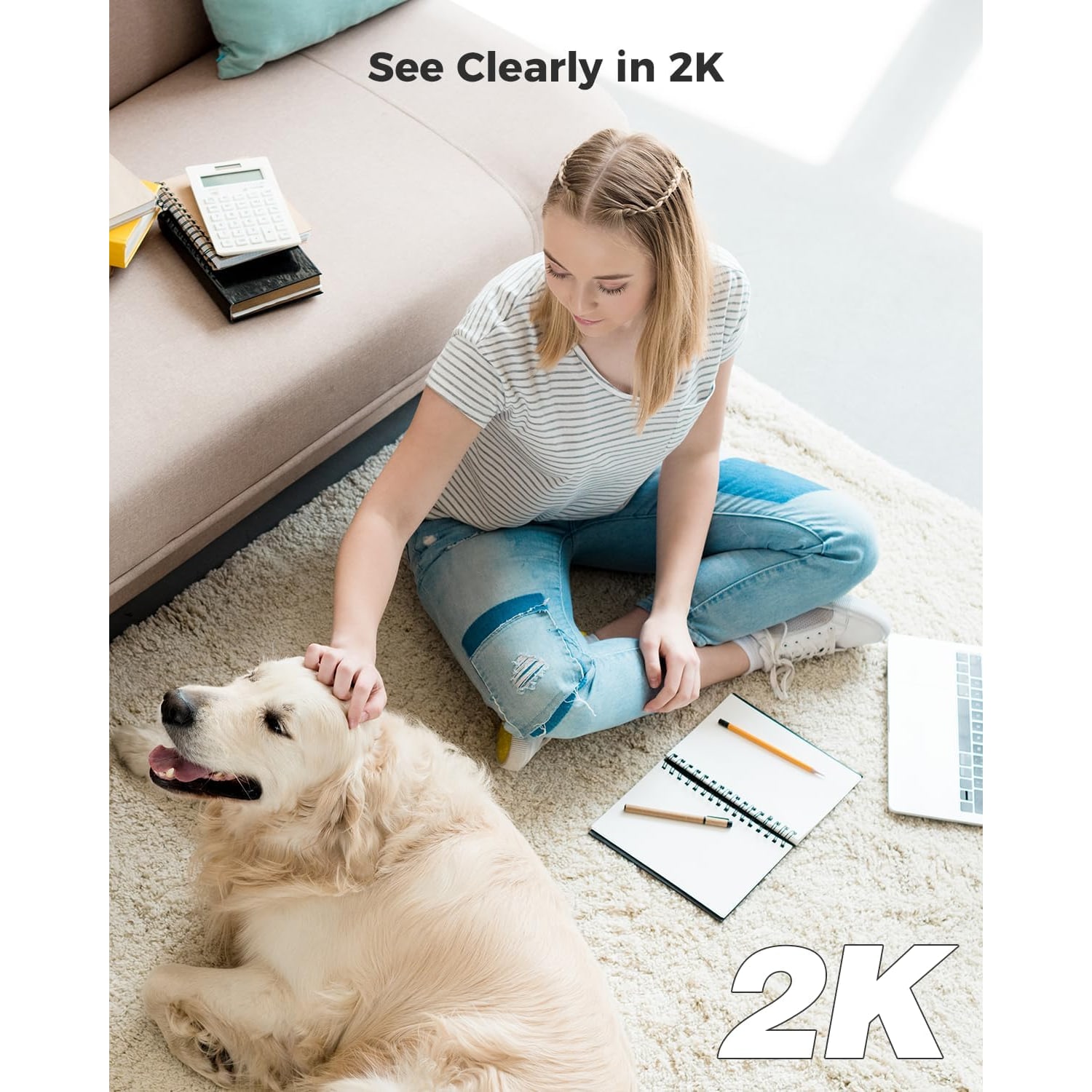 COCOCAM 2K Battery Indoor Security Camera with Pan and Tilt: image 7