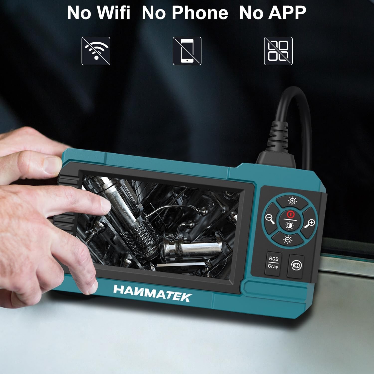 Industrial Endoscope with 4.3 Inch Screen, 8mm Camera and 5m Cable: image 6