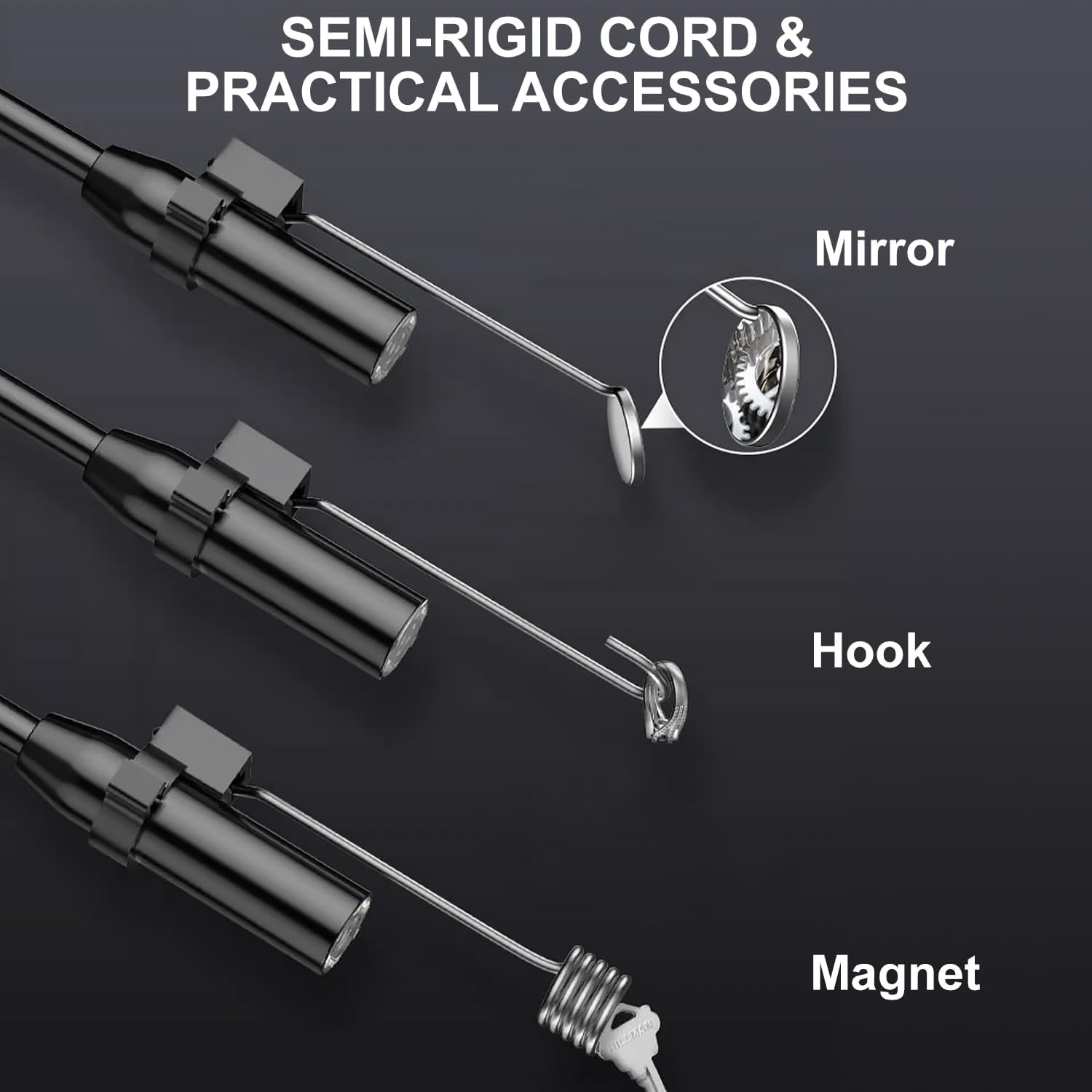 Industrial Endoscope with 4.3 Inch Screen, 8mm Camera and 5m Cable: image 7