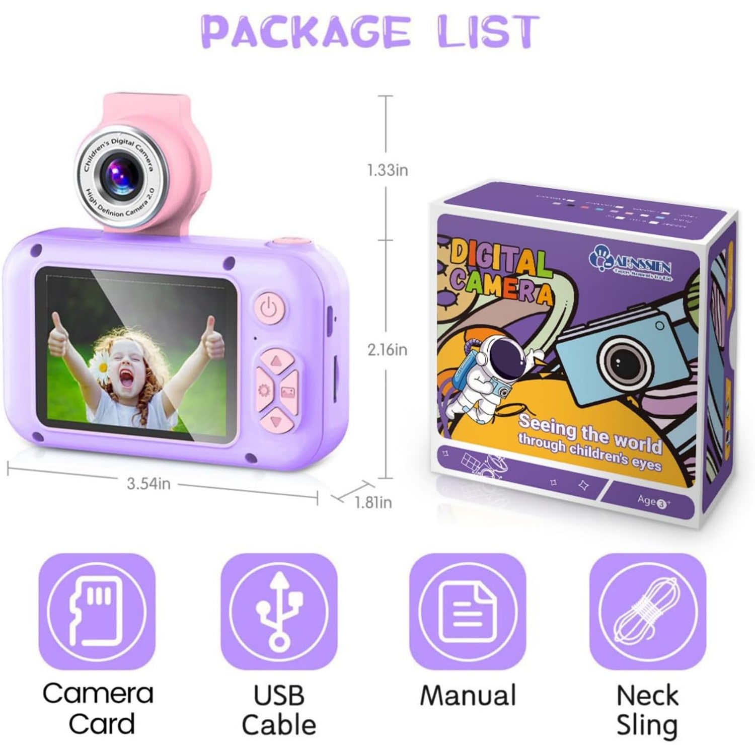 ARNSSIEN Kids Camera with 180° Flip Lens: image 7