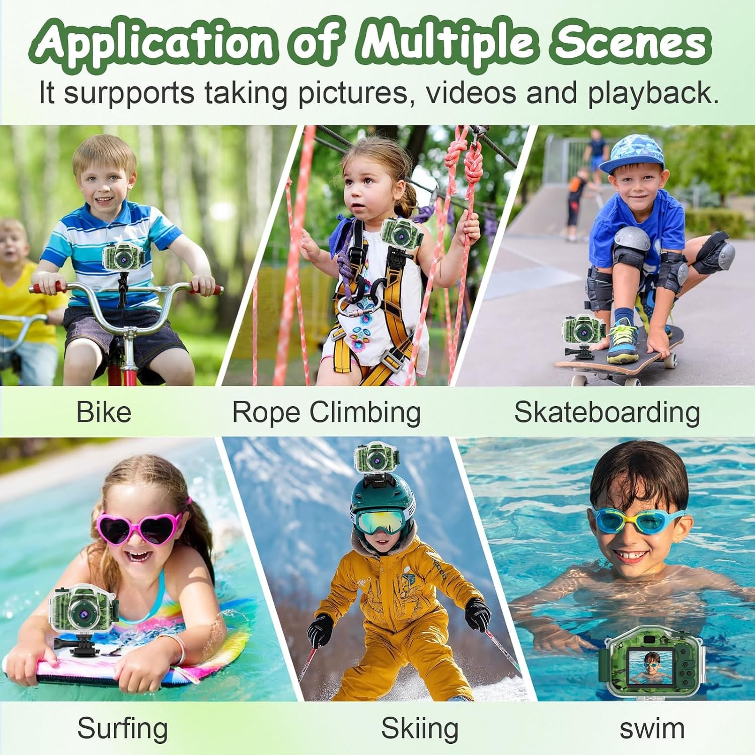 Kids Underwater Camera with Waterproof Case and 32GB Card: image 4