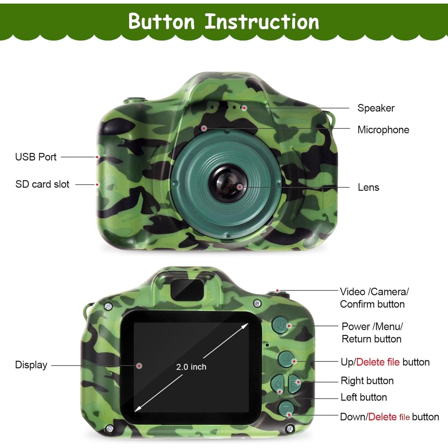 Kids Underwater Camera with Waterproof Case and 32GB Card: image 7