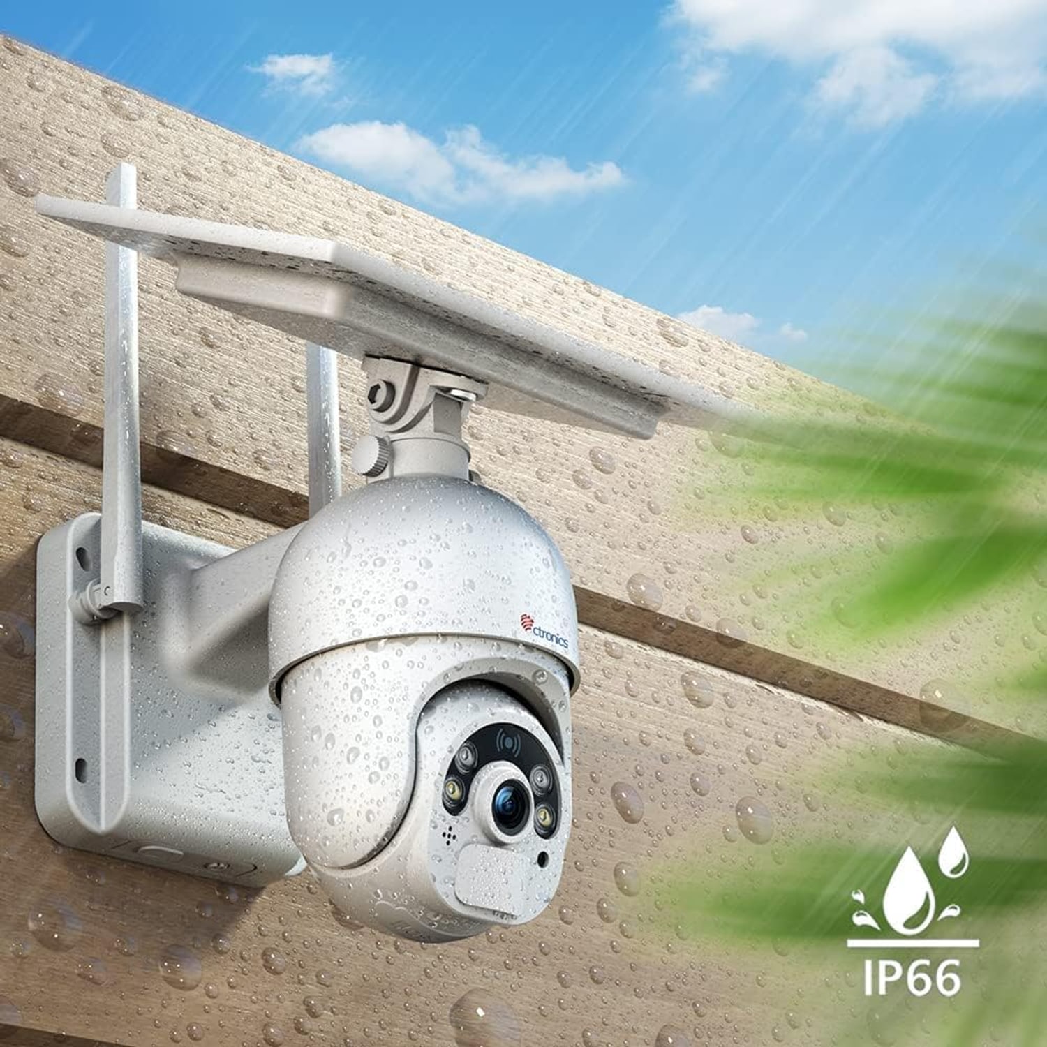 3MP Solar Security Camera with Pan and Tilt, Spotlight and Two-Way Audio: image 10