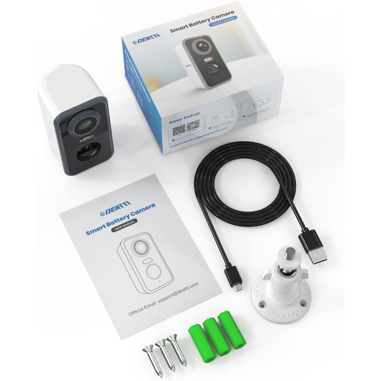2K Battery Security Camera with Floodlight and Siren: image 8