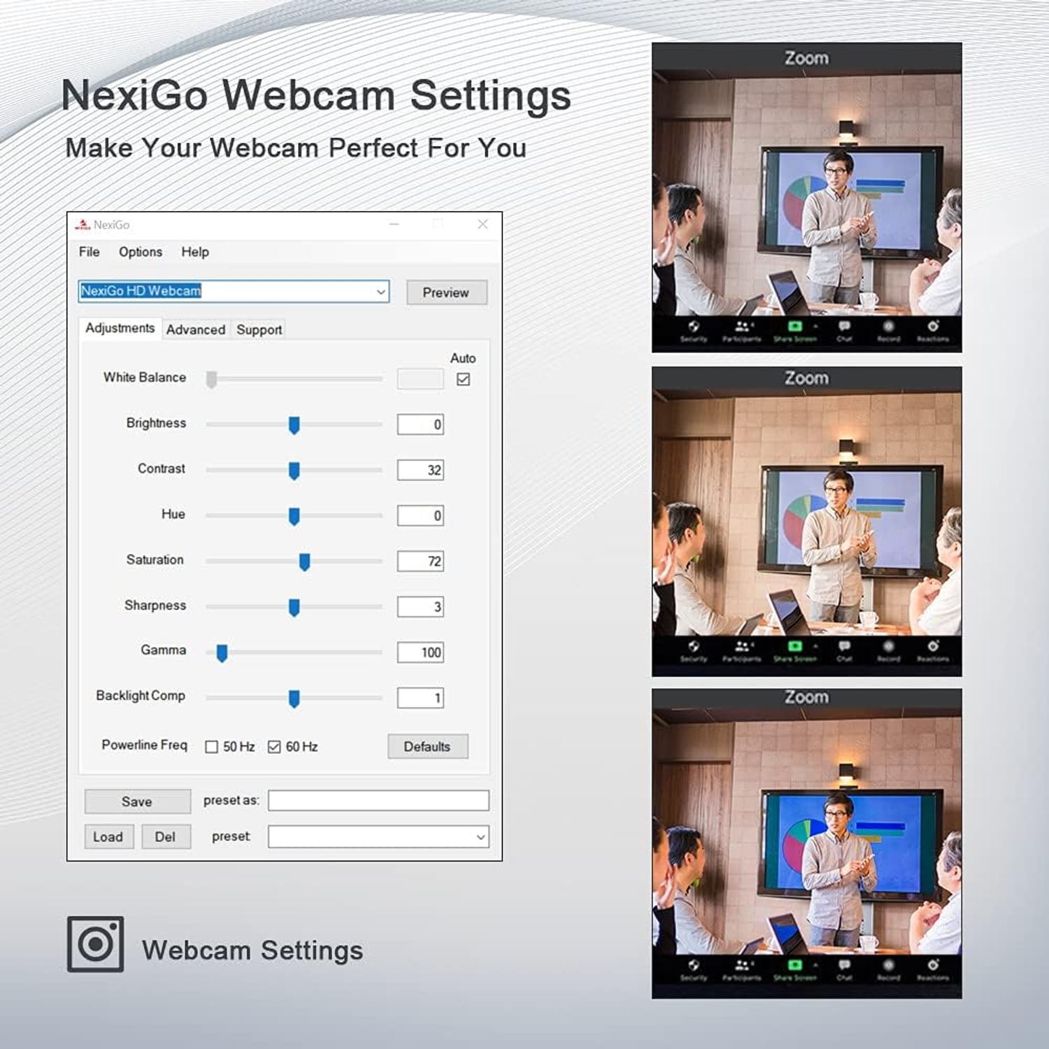 1080p Autofocus Webcam with Stereo Microphone and Privacy Cover: image 2