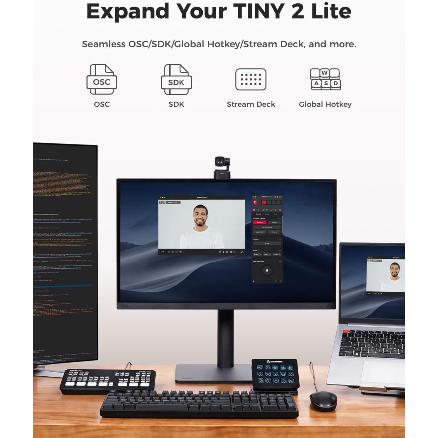 4K PTZ Webcam with AI Tracking and Gesture Control: image 9