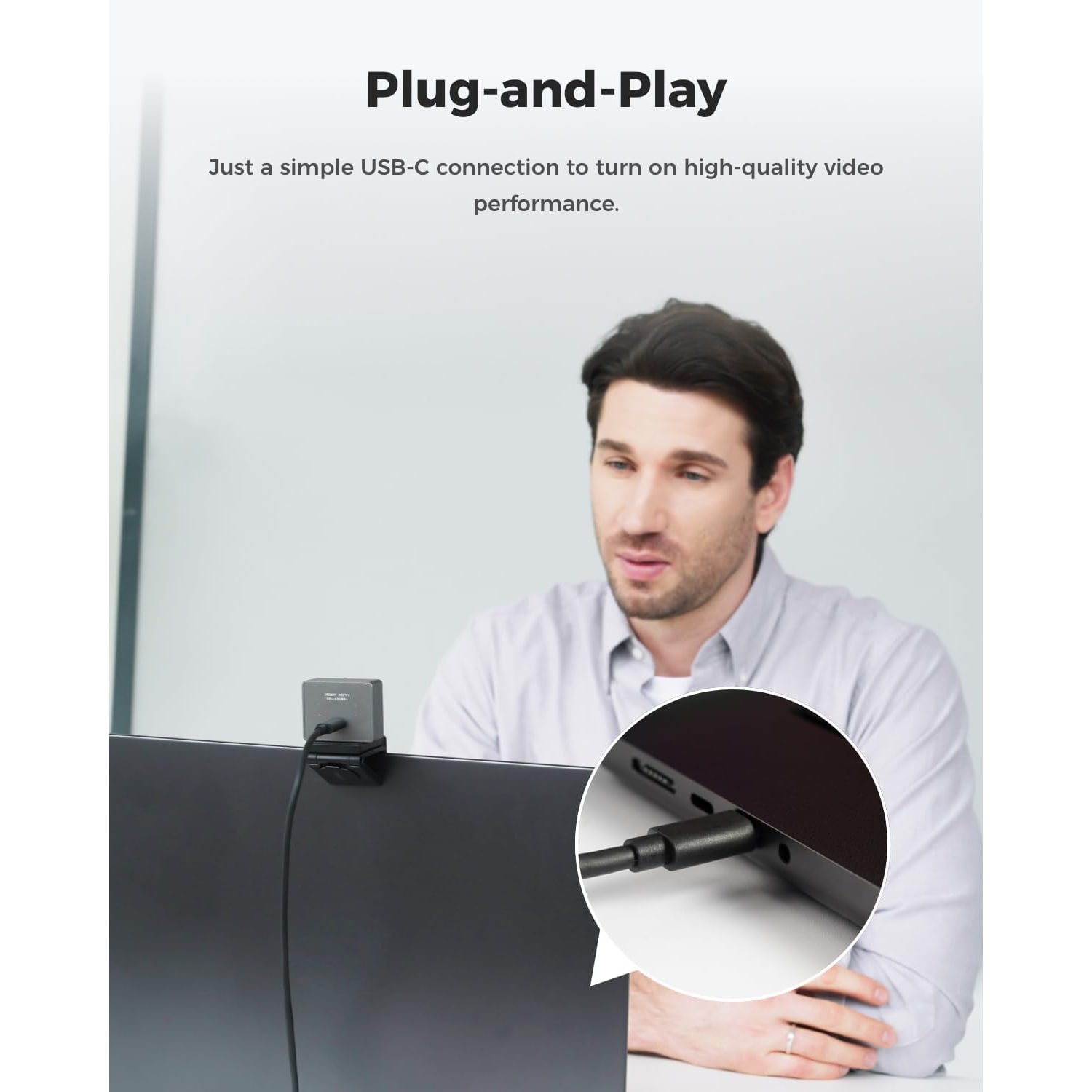 4K Webcam with AI Framing, Autofocus and Dual Microphones: image 6